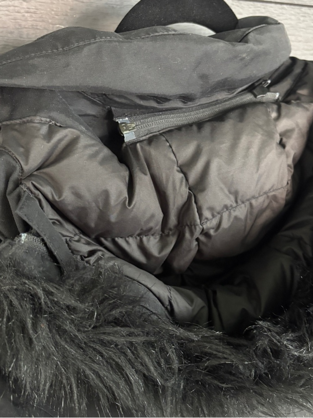 The North Face Women’s Arctic Parka ll Down 550 Size MEDIUM Black Hooded Hyvent - Picture 9 of 14